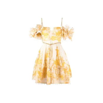 Zimmermann SS22 Dress Women's Yellow