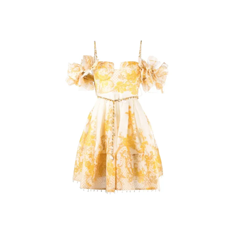 Zimmermann SS22 Dress Women's Yellow-0