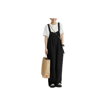 STILL WALKING Overalls Women's Jet Black