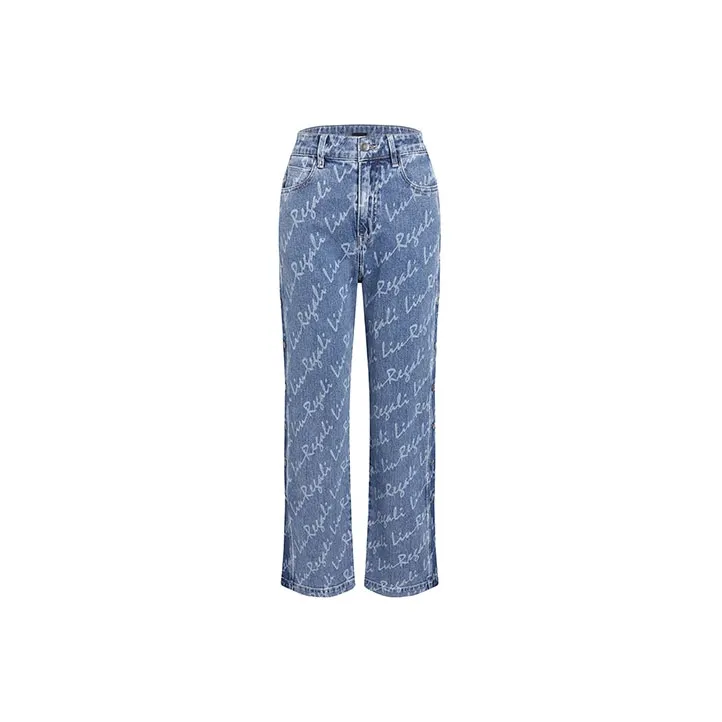 LIUREGALI Jeans Women's Sky Blue-0