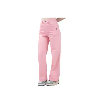 MLB Varsity Los Angeles Dodgers SS25 Jeans Women's Pink