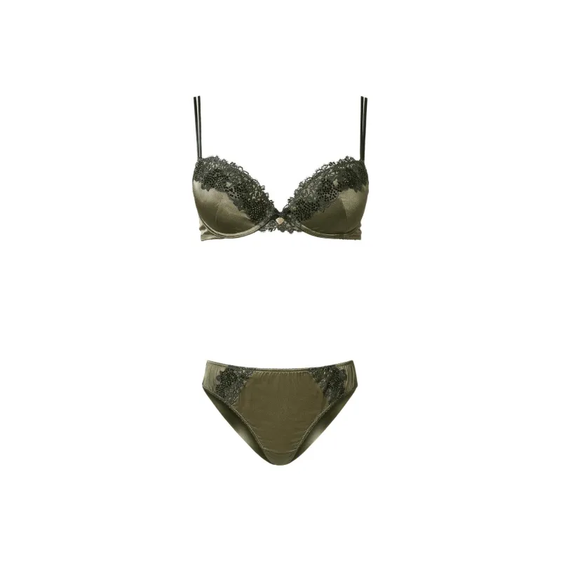 Twinset Silk Push up Bra And Briefs-0