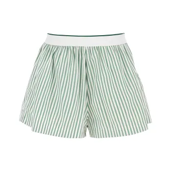 LACOSTE Casual Shorts Women's Green