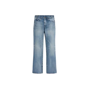 CELINE Dylan Flared Jeans In Union Wash Denim