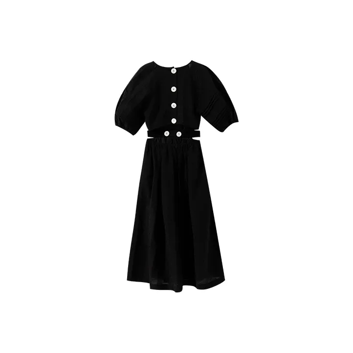 YUMOMO STAR Dress Elegant Black-0