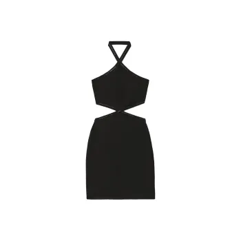 Alexander Wang Halter Neck Cut Out Dress