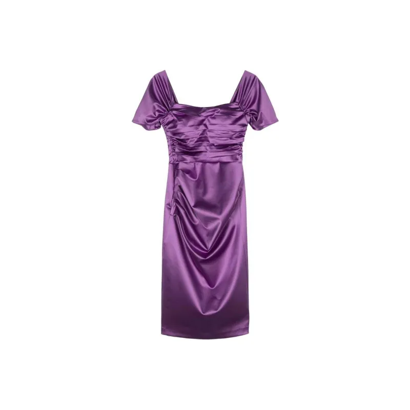 CHIARA BONI La Petite Robe SS24 Short-Sleeved Dresses Women's Purple-0