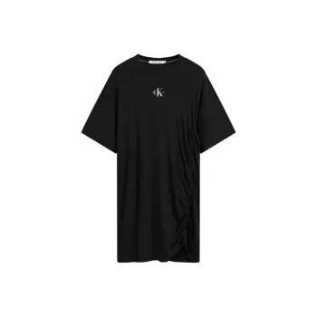 Calvin Klein Short Sleeved Dresses Women's Space Black