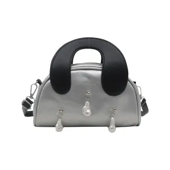 TOUTSEUL YOLO PU Crossbody One Shoulder Handbag Women's Black/Pink