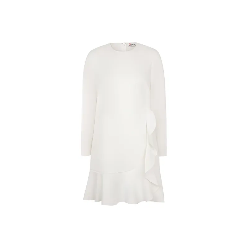 RED VALENTINO Long-Sleeved Dresses Women's White-0