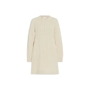 COACH FW22 Long Sleeved Dresses Women's Beige Yellow