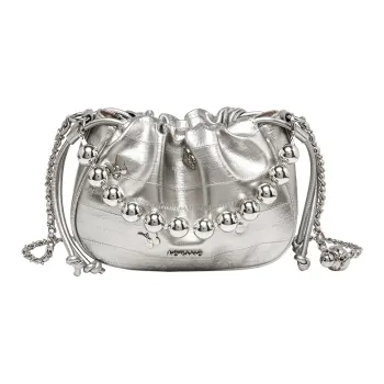 AOKANG Polyurethane Leather Chain Bag Bucket Bag Crossbody Underarm Shoulder Bag Small Size Women's Multicolor