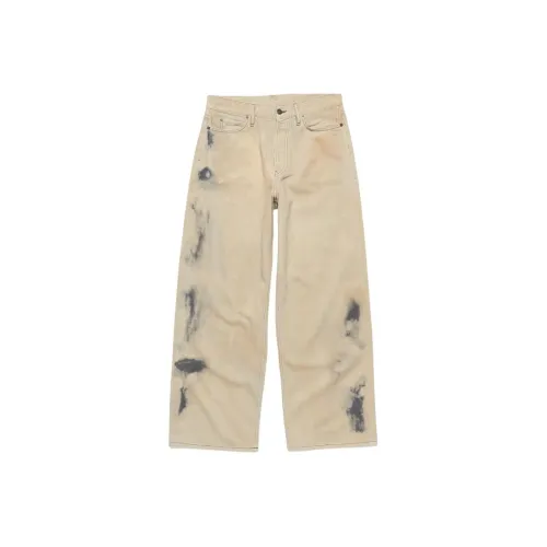 Acne Studios SS24 Jeans Women's Beige Black