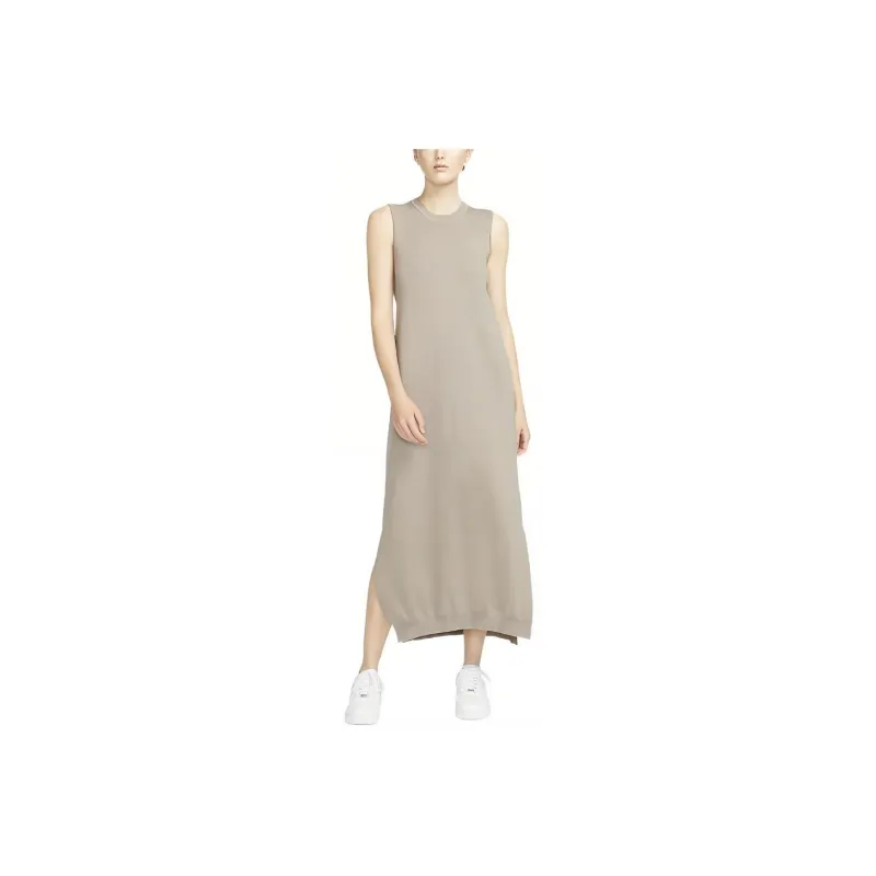 Nike Sleeveless Dresses Women's Stone Color-0