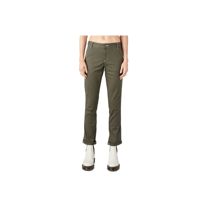Dickies Cargo Pants Women's Olive Green-0