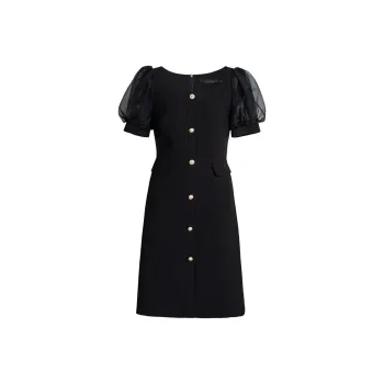 ROEYSHOUSE Short Sleeved Dresses Women's Black