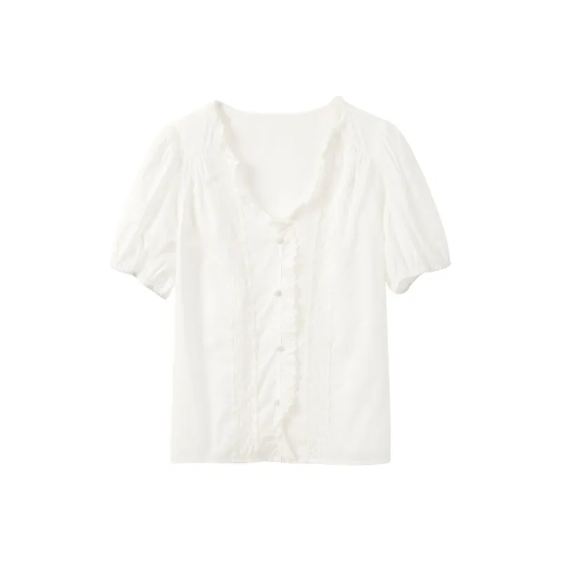 3COLOUR Shirt Women's Cloud White-0