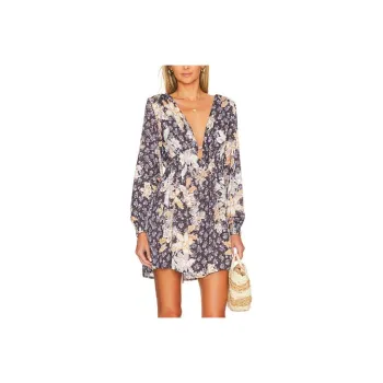 FREE PEOPLE Short Sleeved Dresses Women's Multicolor