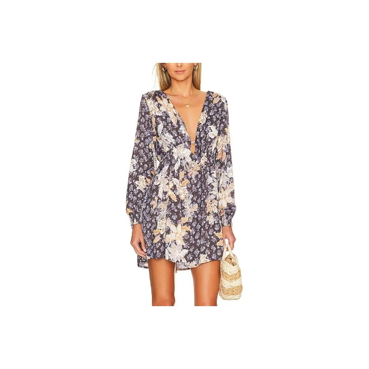 FREE PEOPLE Short Sleeved Dresses Women's Multicolor-0