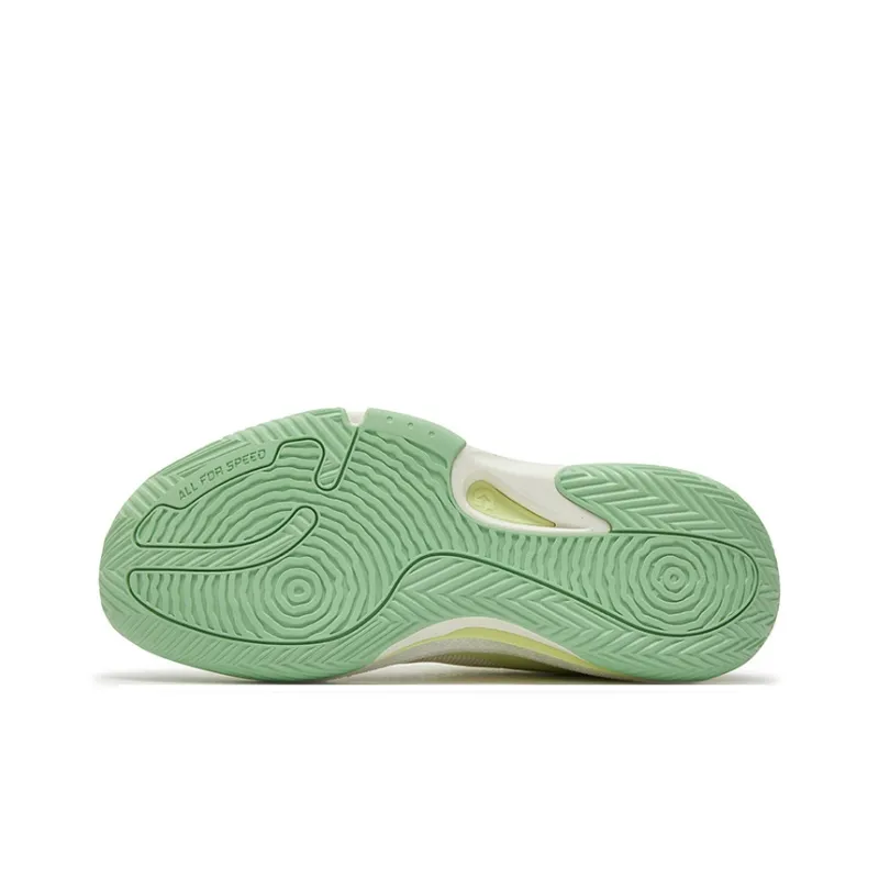 361° BIG3 6.0 Cushioning Coverage Abrasion Resistant Slip Resistant Low Top Basketball Shoes Men's Fig Green-4