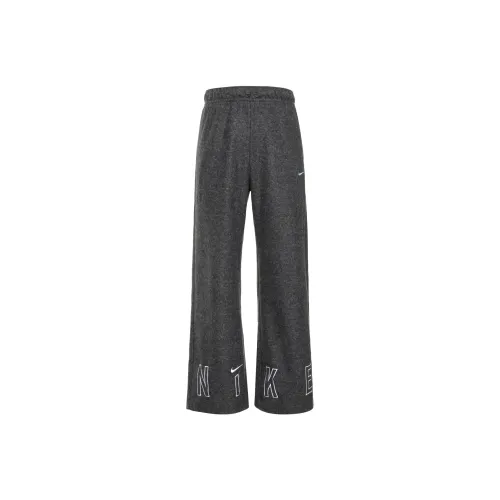 Nike Therma FIT Knitted Sports Pants Women's Black Gray Color