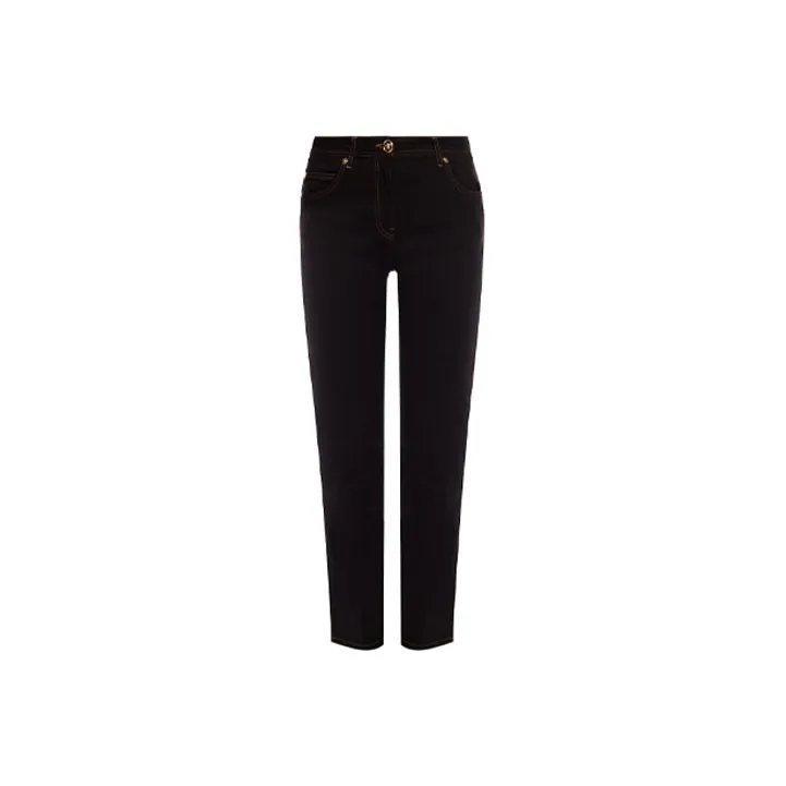 VERSACE VERSACE Denim Trousers Women's Black-0