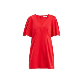 COACH SS24 Short-Sleeved Dresses Women's Red