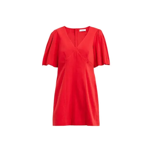 COACH SS24 Short-Sleeved Dresses Women's Red