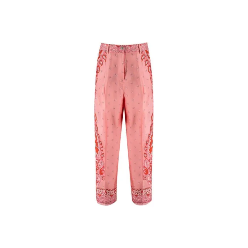 ETRO Floral Printed Tailored Trousers-0