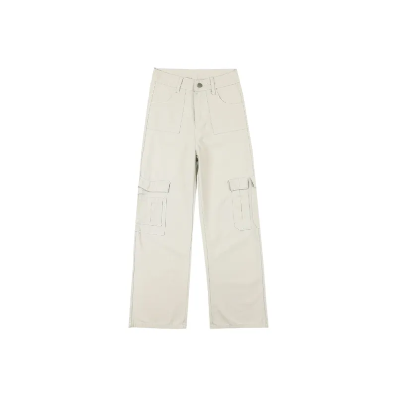 Wen Shan Casual Pants Women's Cream White-0