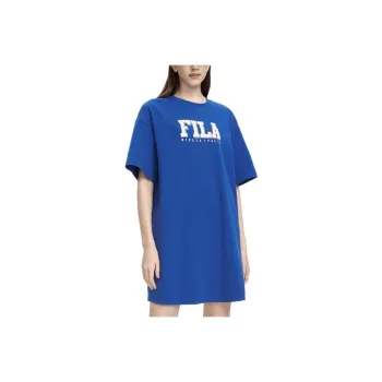 FILA Valentine's Day Collection Short Sleeved Dresses Women's Santorini Blue