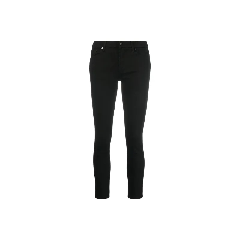 SEVEN FOR ALL MANKIND Mid-rise Skinny Jeans-0