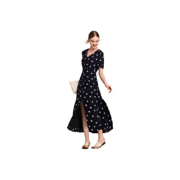 HAVVA Short Sleeved Dresses Women's Polka Dot