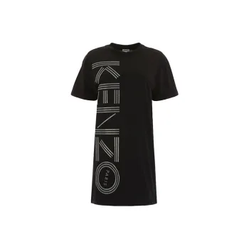 KENZO Short Sleeved Dresses Women's Black