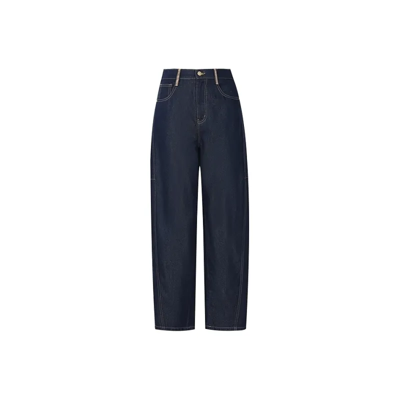 Firststation Casual Pants Women's Navy Blue-0