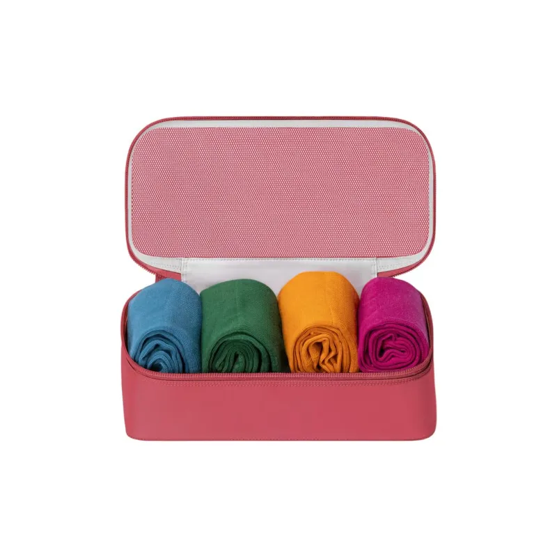 RIMOWA Recycled Nylon Storage Bag Trumpets Women's Garnet Red-2