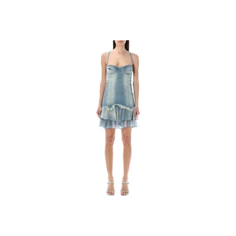 Blumarine Slip Dresses Women's Blue-0