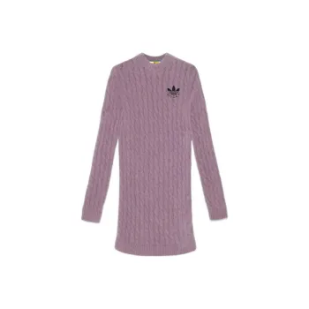 GUCCI x Adidas FW22 Long Sleeved Dresses Women's Purple