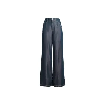 SEASON HIGH Jeans Women's Special Dark Blue Denim Washed