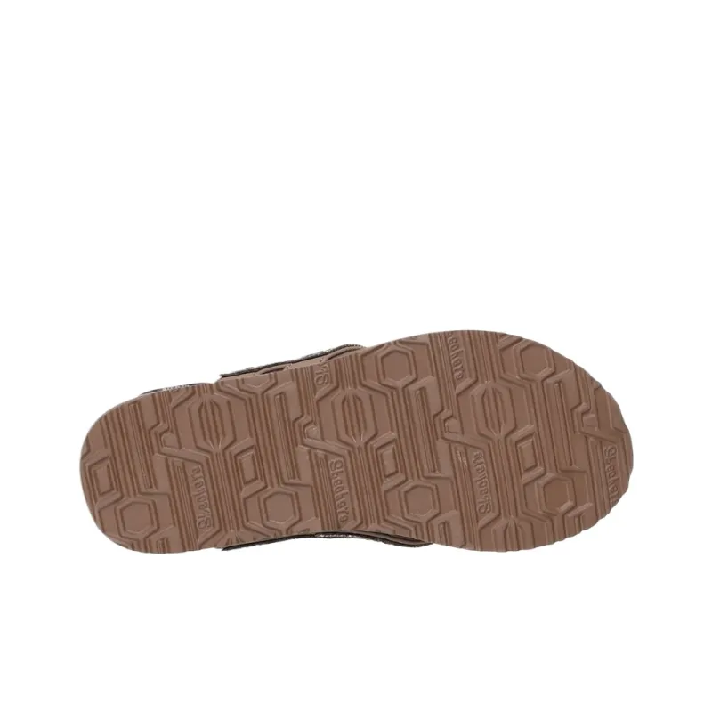 Skechers Arch Fit Meditation Quiet Flip Flops Women's Brown-4