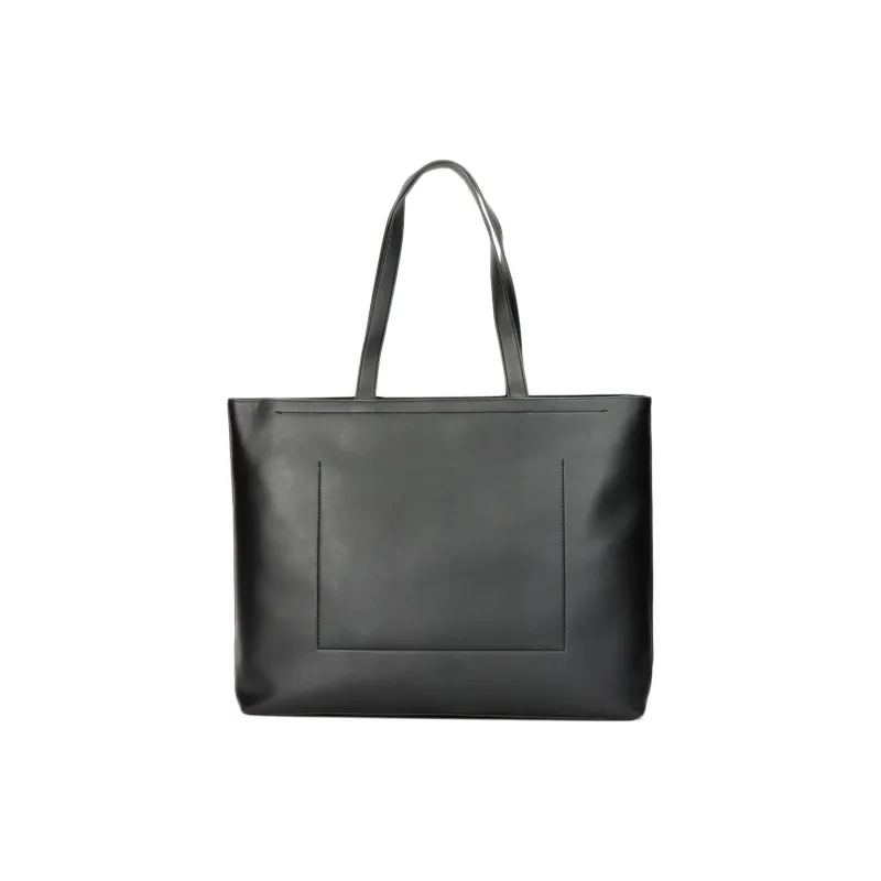 CALVIN KLEIN Synthetic Material Tote Bag, Shopping Bag, Handbag, Shoulder Bag Women's Black-2