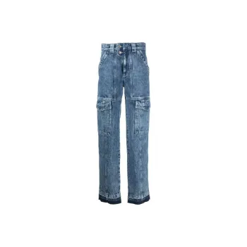 ISABEL MARANT ETOILE Vayoneo Straight Leg Cargo Jeans
