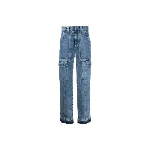 ISABEL MARANT ETOILE Vayoneo Straight Leg Cargo Jeans
