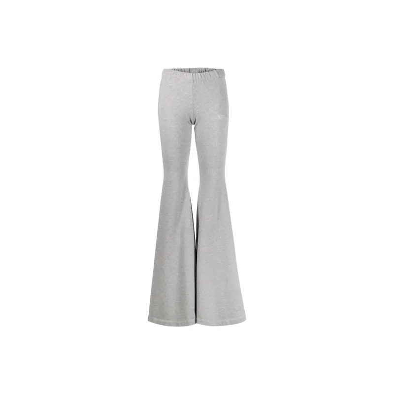 Vetements Logo print Flared Leggings-0