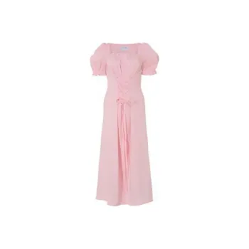 Sleeper Short-Sleeved Dresses Women's Pink