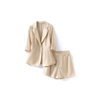 TERRE BLEUE SS24 Business Suit Women's Champagne