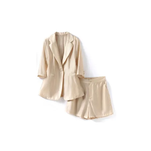 TERRE BLEUE SS24 Business Suit Women's Champagne