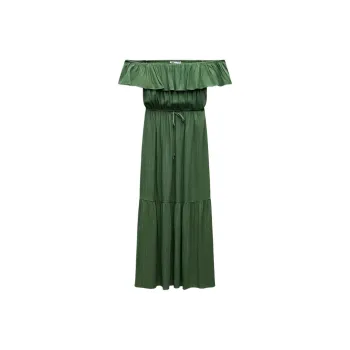 ZARA Short Sleeved Dresses Women's Green