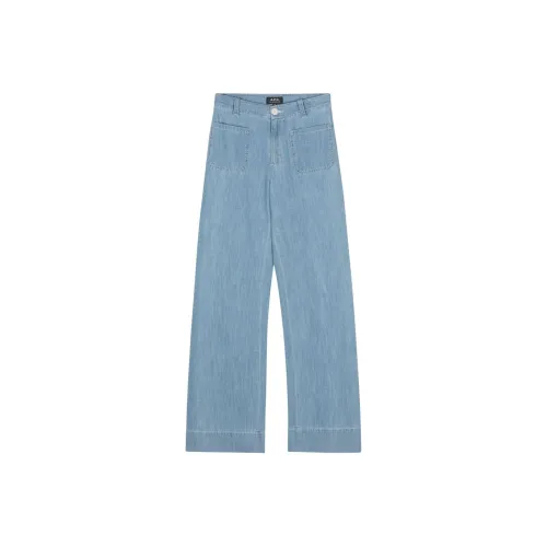 A.P.C Emilie High Waist Straight Leg Jeans