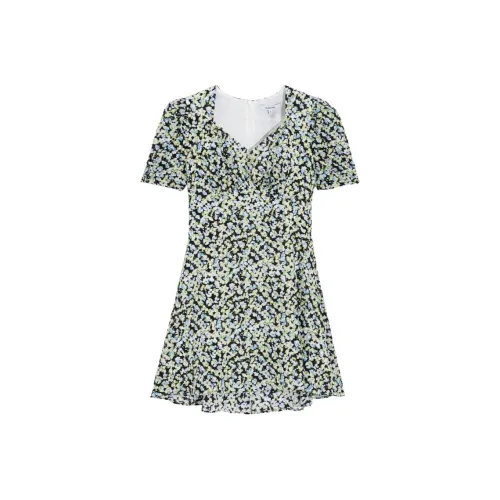 Bebe SS24 Short Sleeved Dresses Women's Black/Yellow